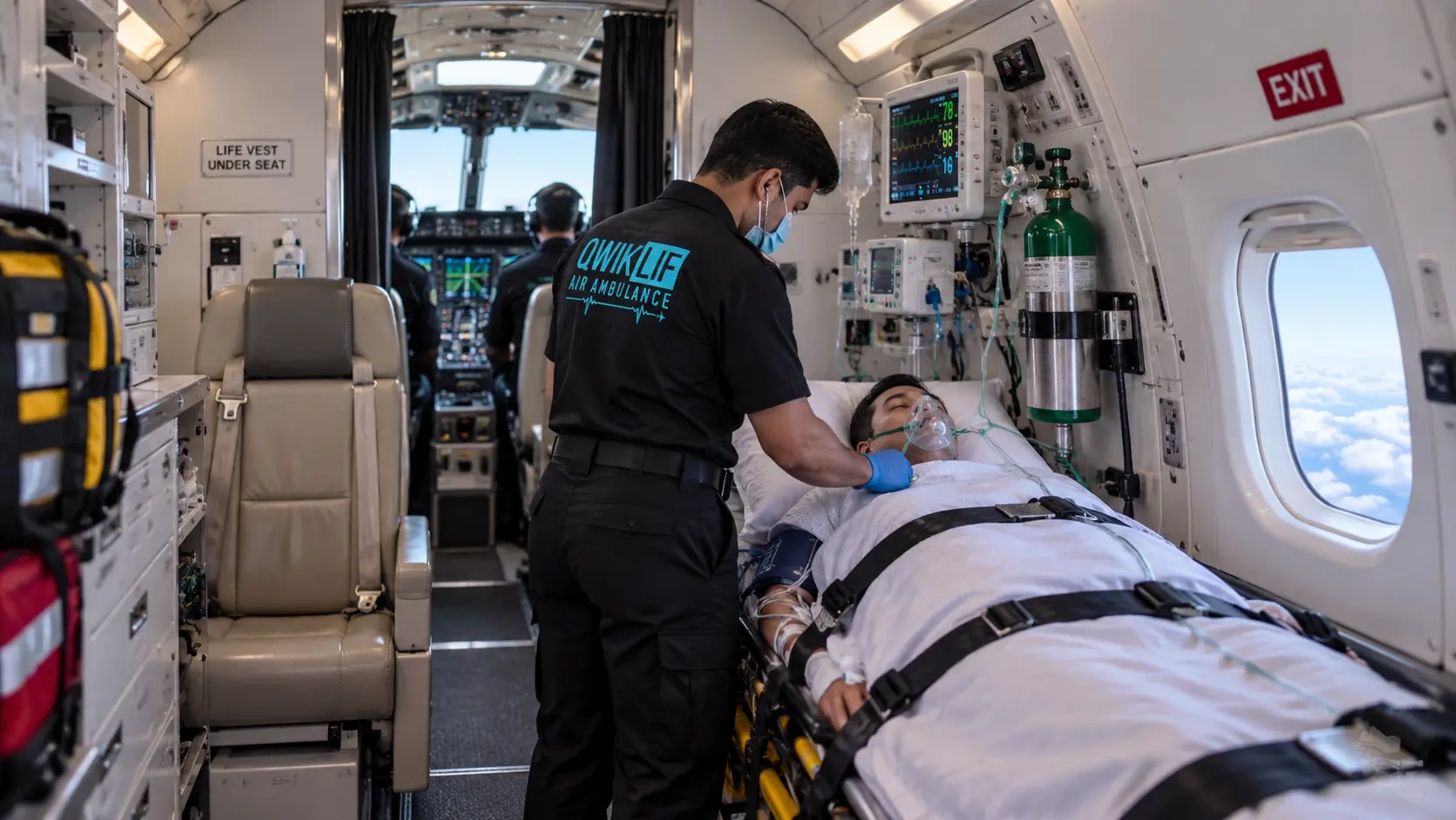 What Happens Inside an ICU Air Ambulance?