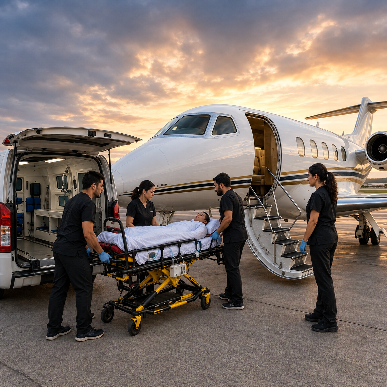 International Patient Transfer Air Ambulance